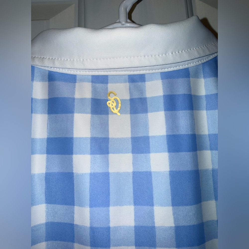 NWOT Smith & Quinn The Kennedy Gingham Check Polo Athletic Golf Top Sleeveless S - Picture 5 of 7
